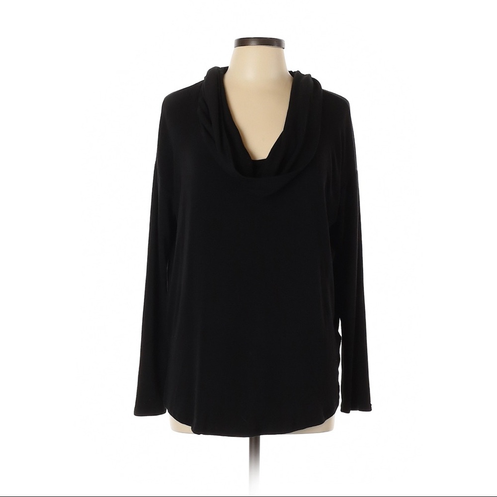 Gap Chic Black Cowl Neck Slouchy Sweater